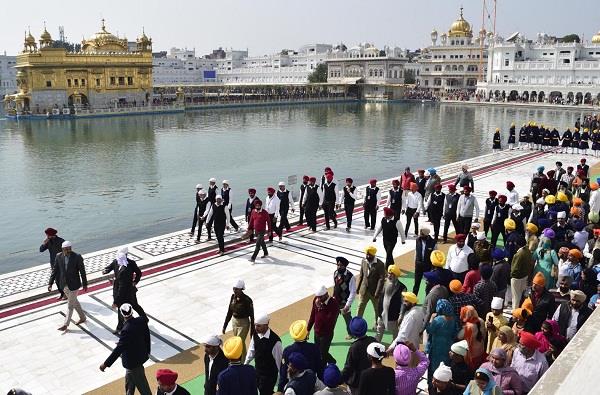 आज श्री हरिमंदिर साहिब में नतमस्तक होंगे कनाडा के प्रधानमंत्री ट्रूडो