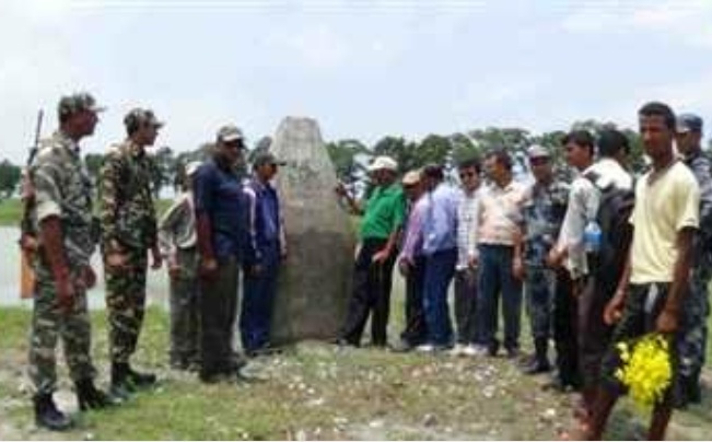 भारत-नेपाल की संयुक्त ट़ीम कर रही नो मेंस लैंड का चिन्हीकरण