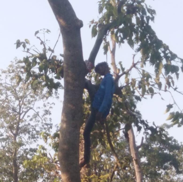 फंदे से लटकता मिला शव, गाँव में मातम का माहौल