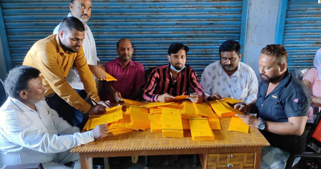 सोनौली नगर पंचायत क्षेत्र के प्रत्येक घरों में पहुंचेगा आमंत्रण पत्र--शिवम त्रिपाठी