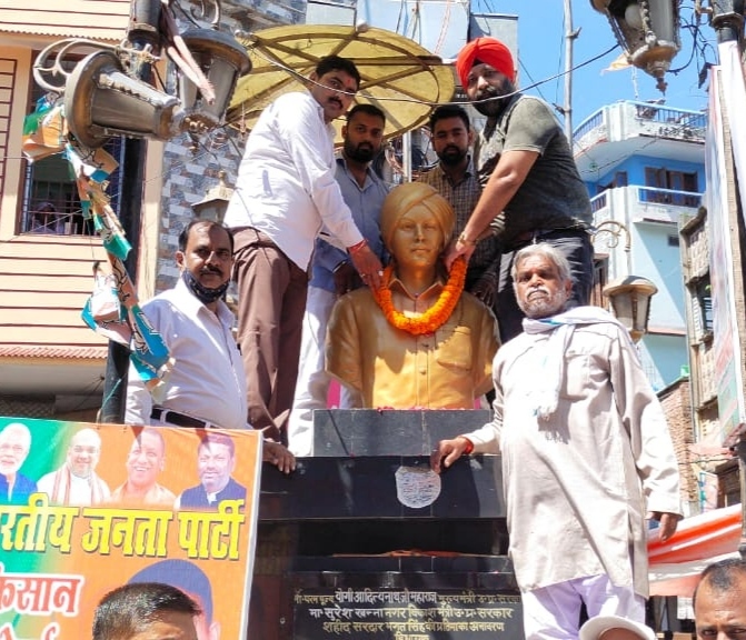 नौतनवां- स्वतंत्रता आंदोलन के नायक शहीद भगत सिंह की धूमधाम से मनाई गई जयंती