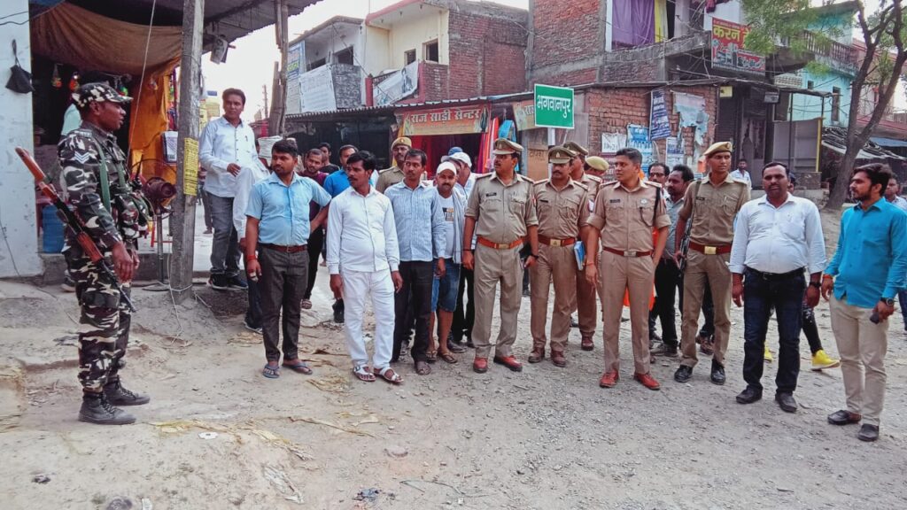 पुलिस कप्तान ने बार्डर के गाव भगवानपुर में व्यापारियों का जाना हाल