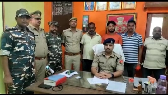 सोनौली बॉर्डर: 1 करोड़ 65 लाख की हेरोइन के साथ चार गिरफ्तार