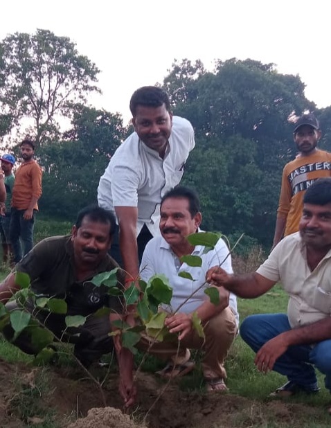 नौतनवा: श्मसान घाट पर मिट्टी कटान को रोकने के लिए पौधारोपण आवश्यक---गुड्डू खान