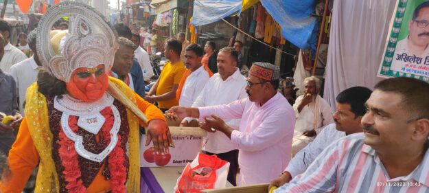 चंचाई माता मंदिर से निकली दर्जनों झांकियों के साथ भव्य शोभायात्रा