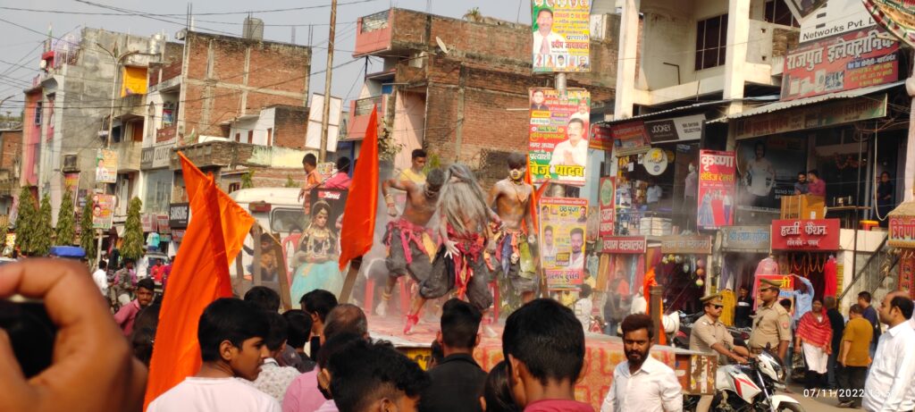 चंचाई माता मंदिर से निकली दर्जनों झांकियों के साथ भव्य शोभायात्रा