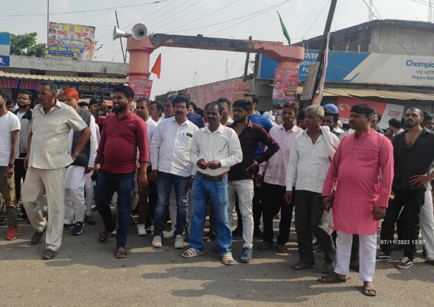 चंचाई माता मंदिर से निकली दर्जनों झांकियों के साथ भव्य शोभायात्रा