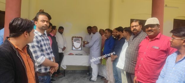 नौतनवा: स्व० प्रदीप चौधरी को श्रद्धा सुमन अर्पित कर मनाई गई 10 वीं पुण्यतिथि