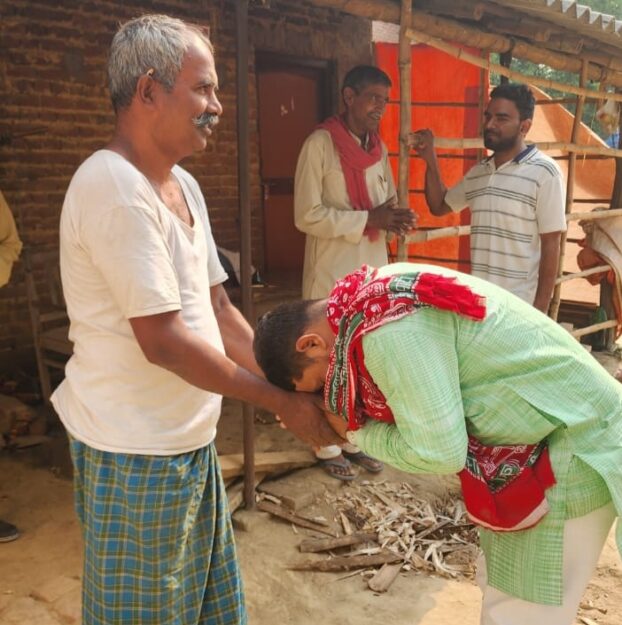 सोनौली; सपा ने झोकी ताकत, बैजू यादव ने जनसंपर्क किया तेज