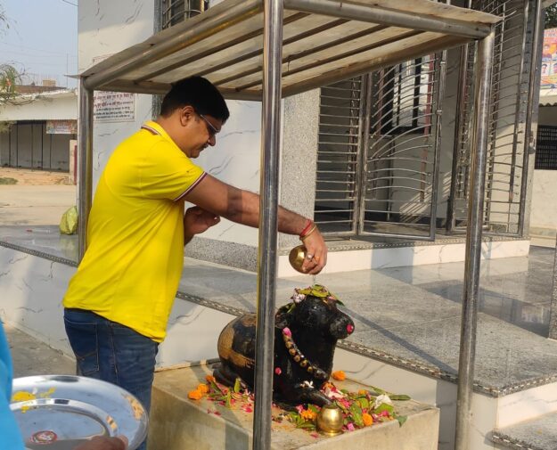 भोलेनाथ का दर्शन के बाद क्षेत्र भ्रमण पर निकले विधायक,सर्व समाज ने किया स्वागत